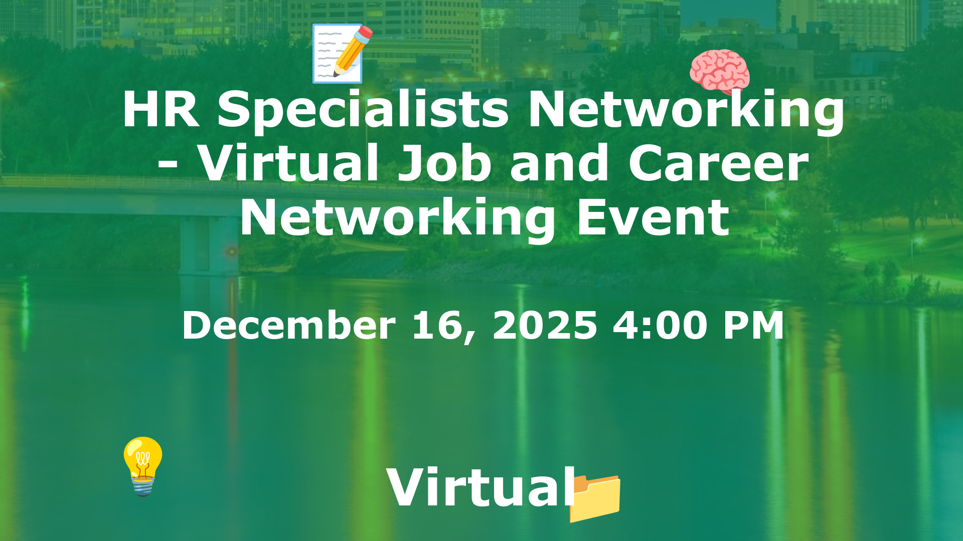 HR Specialists Networking - Virtual Job and Career Networking Event event image